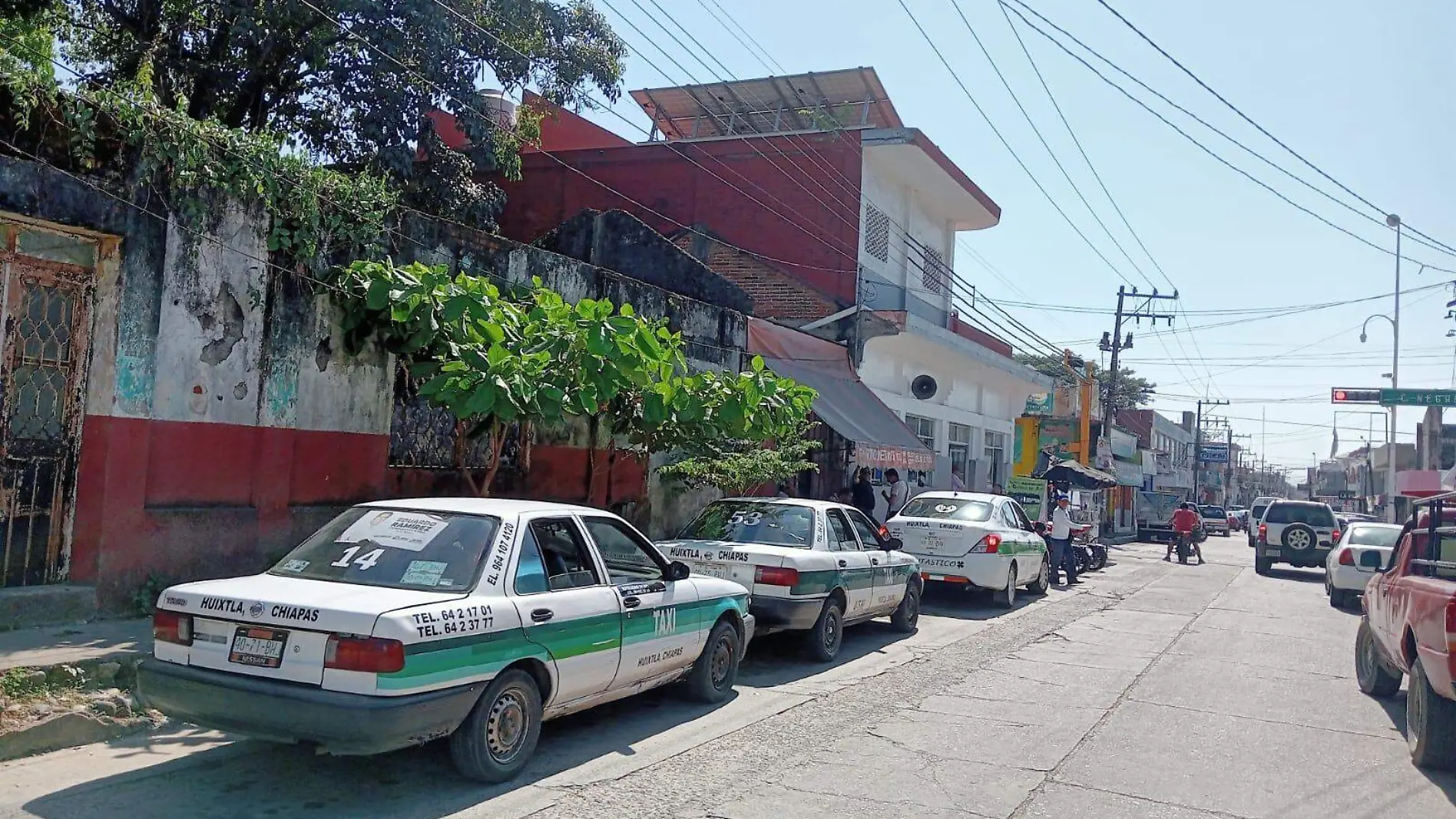 Taxis en Huixtla